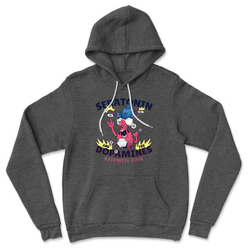 Molecules Rock Hoodie in Dark Grey Heather color